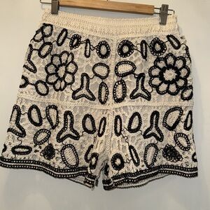 REBELLION Floral Crotched Shorts